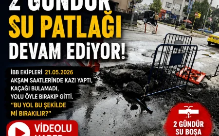 Beykoz Soğuksu Mahallesi’nde 2 Gündür Süren Su Patlağı Tepki Çekti
