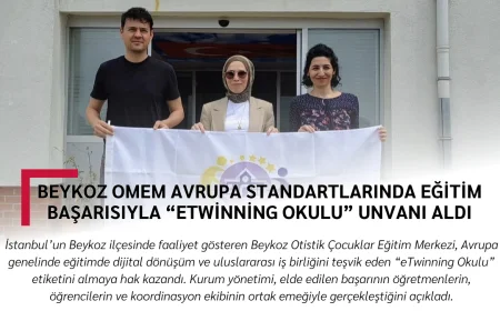 Beykoz OMEM Avrupa Standartlarında Eğitim Başarısıyla “eTwinning Okulu” Unvanı Aldı