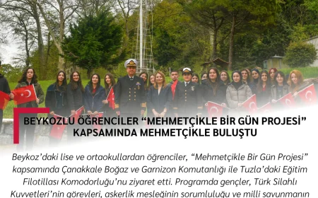 Beykozlu Öğrenciler “Mehmetçikle Bir Gün Projesi” Kapsamında Mehmetçikle Buluştu