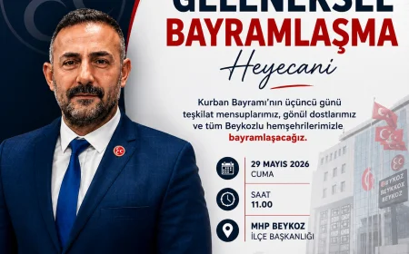 MHP Beykoz İlçe Başkanı Mehmet Gündoğdu: “Bayram Sevincimizi Birlikte Paylaşacağız”