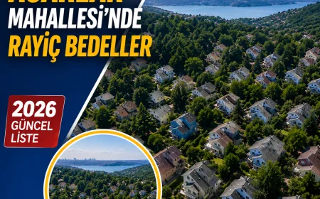 Beykoz Acarlar Mahallesi Rayiç Bedelleri: İşte Sokak Sokak Güncel Liste