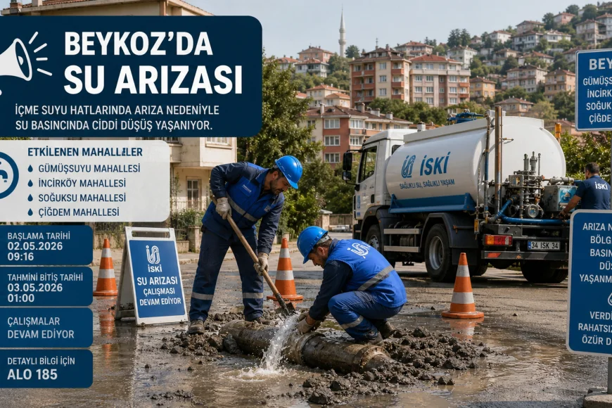 Beykoz’da 4 Mahallede Su Krizi: Kesinti ve Basınç Düşüklüğü Günlerdir Sürüyor