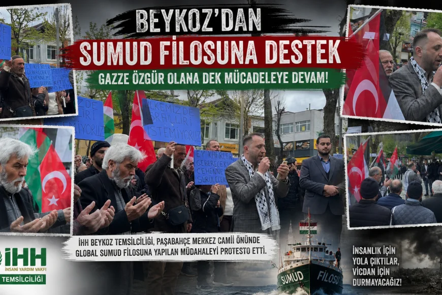 İHH Beykoz’dan Sert Tepki: “Global Sumud Filosuna Saldırı İnsanlığa Yapılmıştır”