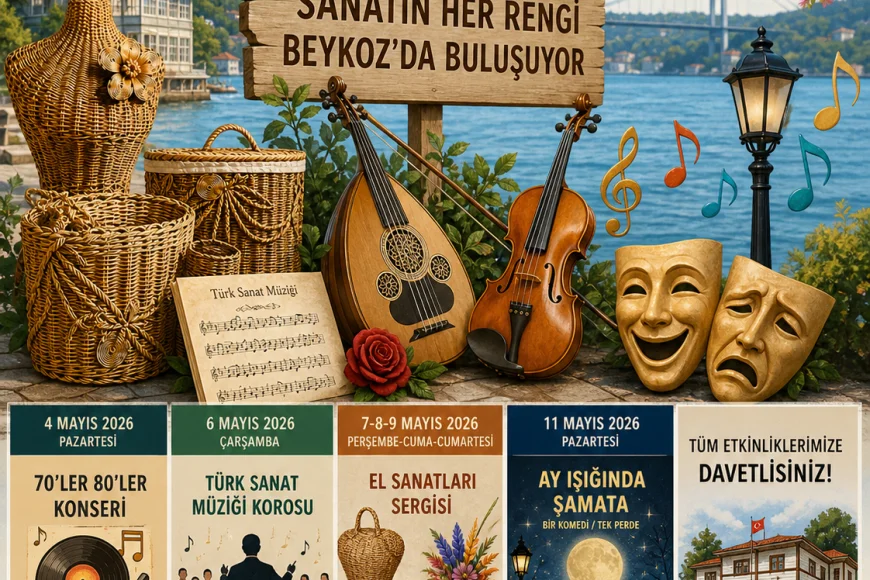 Beykoz’da Mayıs Ayı Kültür Sanatla Dolu: Konser, Sergi ve Tiyatro Programı Başlıyor