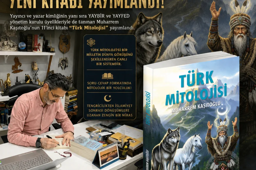 Yazar Muharrem Kaşıtoğlu “Türk Mitolojisi” kitabıyla kültürel hafızaya yeni bir eser kazandırdı