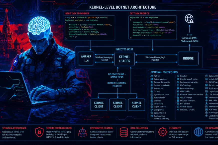Secret Blizzard’dan Yeni Kazuar Varyantı: Modüler Casusluk Botnet’i Ortaya Çıktı
