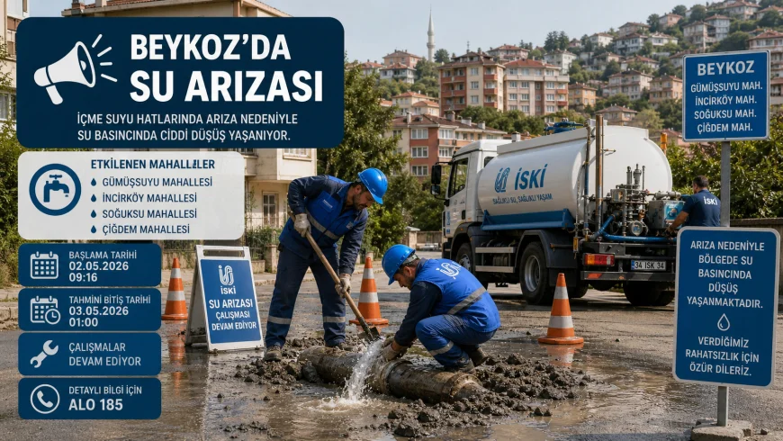 Beykoz’da 4 Mahallede Su Krizi: Kesinti ve Basınç Düşüklüğü Günlerdir Sürüyor