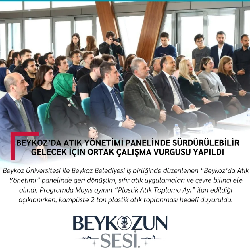 Beykoz’da Atık Yönetimi Panelinde Sürdürülebilir Gelecek İçin Ortak Çalışma Vurgusu Yapıldı