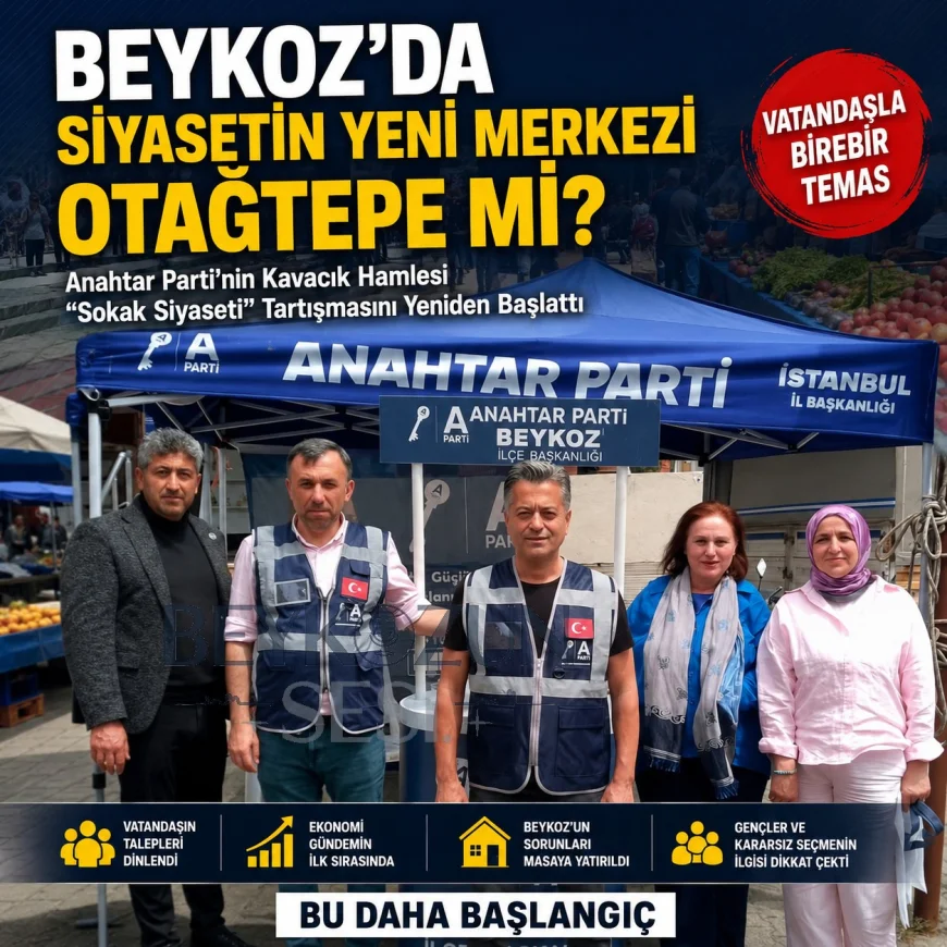Anahtar Parti’nin Kavacık Otağtepe Hamlesi Beykoz’da Sokak Siyaseti Tartışmasını Yeniden Alevlendirdi