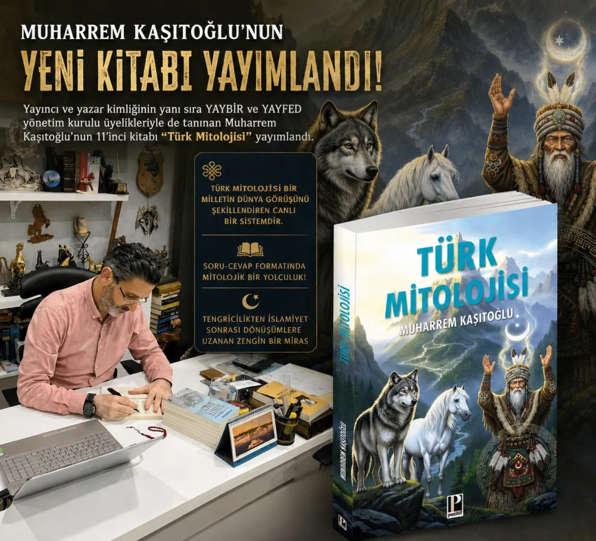 Yazar Muharrem Kaşıtoğlu “Türk Mitolojisi” kitabıyla kültürel hafızaya yeni bir eser kazandırdı