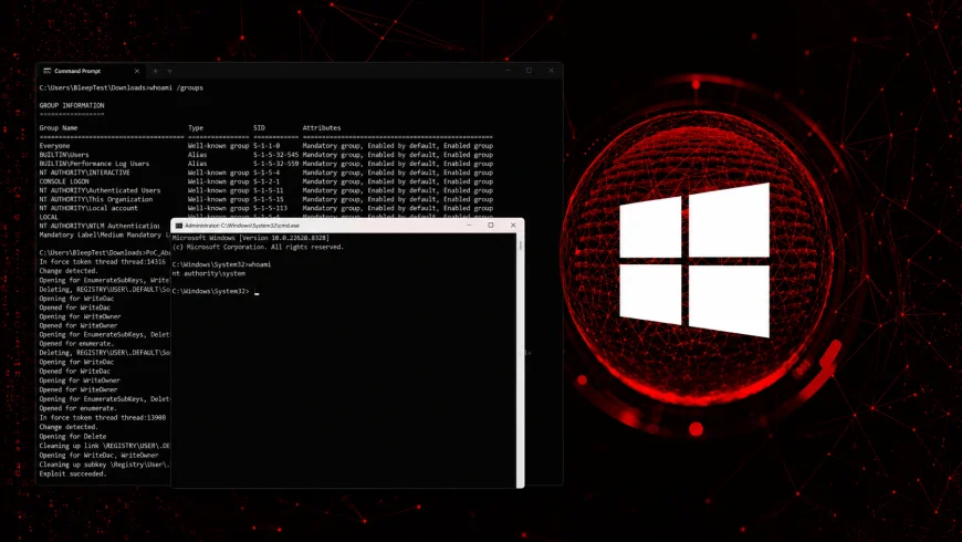 Windows 11’de Yeni Sıfır Gün: “MiniPlasma” SYSTEM Yetkisi Sağlayan Exploit Yayınlandı
