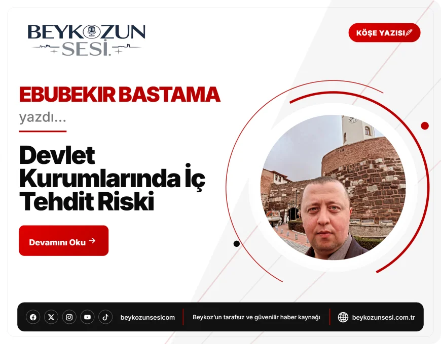 Devlet Kurumlarında İç Tehdit Riski