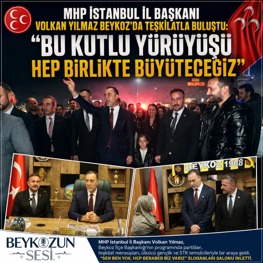 MHP’nin Beykoz Programında Coşkulu Anlar! Verilen Mesajlar Dikkat Çekti