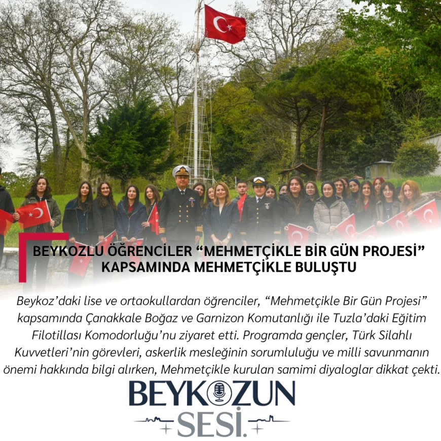 Beykozlu Öğrenciler “Mehmetçikle Bir Gün Projesi” Kapsamında Mehmetçikle Buluştu