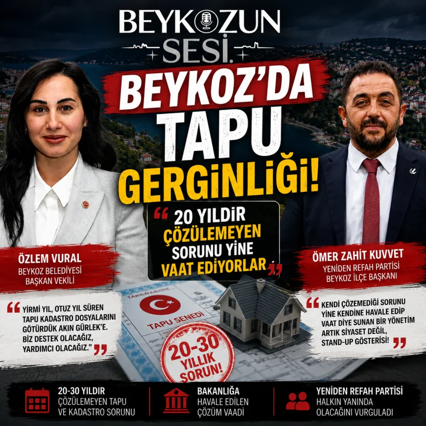 Ömer Zahit Kuvvet’ten AK Parti’ye Sert Tepki: “20 Yıldır Çözemedikleri Sorunu Yine Vaat Ediyorlar”