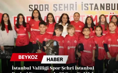 İstanbul Valiliği Spor Şehri İstanbul Projesi Kapsamında 68 Spor Kulübüne 7 Bin 457 Malzeme ve 6 Bin 806 Milli Forma Desteği Sağladı
