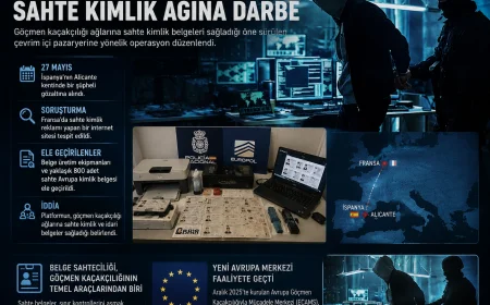 Fransa ve İspanya sahte kimlik belgeleri satan çevrim içi pazaryerini çökertti, göçmen kaçakçılığı ağına darbe vuruldu