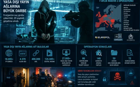 Europol destekli operasyonla yasa dışı yayın ağlarına darbe vuruldu, 9 suç örgütü çökertildi