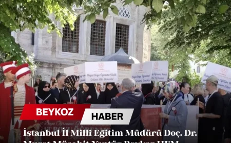 İstanbul İl Millî Eğitim Müdürü Doç. Dr. Murat Mücahit Yentür Beykoz HEM Standını Hayat Boyu Öğrenme Haftası’nda Ziyaret Etti