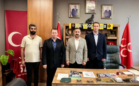 Beykoz’un Sesi Yönetimi’nden MHP Beykoz İlçe Başkanı Mehmet Gündoğdu’ya Ziyaret