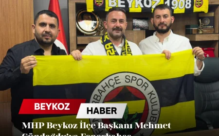 MHP Beykoz İlçe Başkanı Mehmet Gündoğdu’ya Fenerbahçe Tribünlerinin Tanınan İsimlerinden Anlamlı Ziyaret