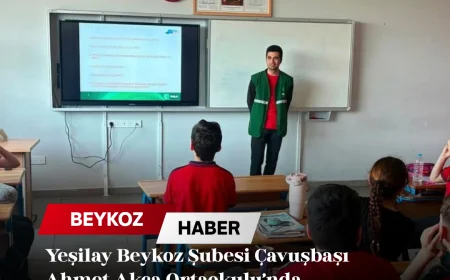 Yeşilay Beykoz Şubesi Çavuşbaşı Ahmet Akça Ortaokulu’nda Bağımlılıkla Mücadele Farkındalığı Oluşturdu