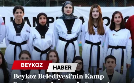 Beykoz Belediyesi’nin Kamp Programında Amatör Sporcular Aynı Çatıda Buluştu