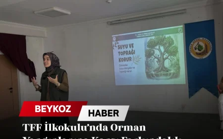TFF İlkokulu’nda Orman Yangınlarına Karşı Farkındalık Eğitimi Düzenlendi