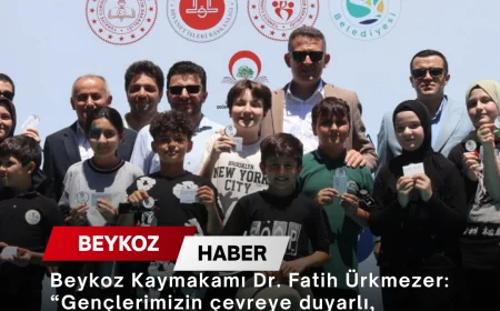Beykoz Kaymakamı Dr. Fatih Ürkmezer: “Gençlerimizin çevreye duyarlı, değerlerine bağlı bireyler olarak yetişmesi en büyük gayemizdir”