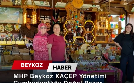 MHP Beykoz KAÇEP Yönetimi Cumhuriyetköy Doğal Pazar Yeri’nde Teşkilat Dayanışmasını Güçlendirdi
