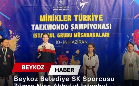 Beykoz Belediye SK Sporcusu Zümra Nisa Akbulut İstanbul Üçüncüsü Olarak Türkiye Şampiyonası Vizesi Aldı