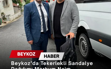 Beykoz’da Tekerlekli Sandalye Dağıtımı Merhum Naim Süleymanoğlu’nun Hatırasına İthaf Edildi