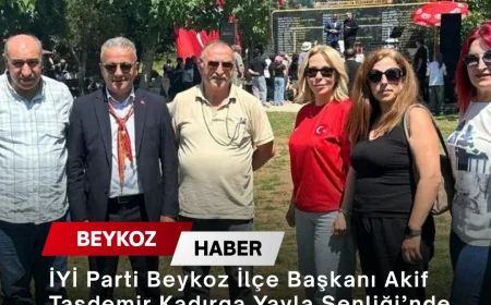 İYİ Parti Beykoz İlçe Başkanı Akif Taşdemir Kadırga Yayla Şenliği’nde Gümüşhanelilerle Bir Araya Geldi