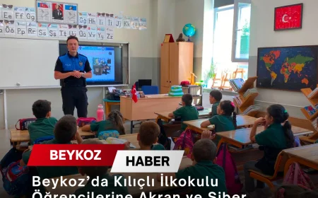 Beykoz’da Kılıçlı İlkokulu Öğrencilerine Akran ve Siber Zorbalığa Karşı Güvenli Gelecek Eğitimi Verildi