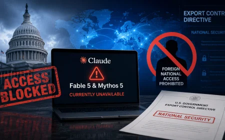 ABD Hükümeti Kararı Sonrası Anthropic Fable 5 ve Mythos 5 Modellerinin Erişimini Küresel Olarak Durdurdu
