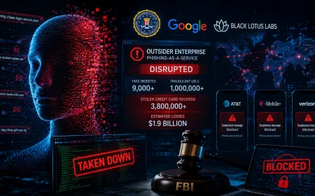 FBI ve Google Çin merkezli yapay zekâ destekli dev kimlik avı ağını bir milyondan fazla URL ile çökertti