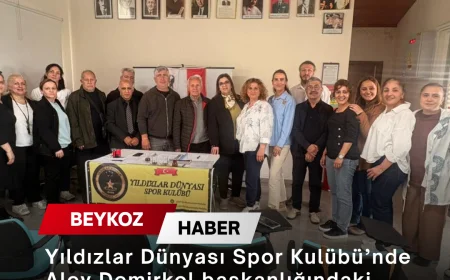 Yıldızlar Dünyası Spor Kulübü’nde Alev Demirkol başkanlığındaki yeni yönetimin görev dağılımı belli oldu