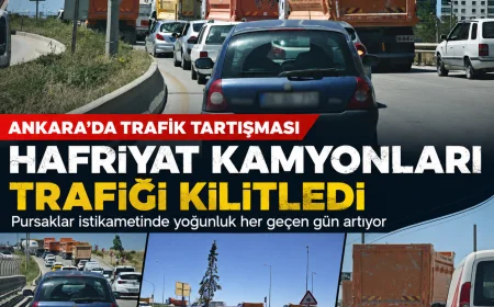 Ankara'da Hafriyat Kamyonlarının Yoğunluğu Trafik Tartışmasını Gündeme Taşıdı