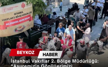 İstanbul Vakıflar 2. Bölge Müdürlüğü: “Aşuremizin Gönüllerimizi Yakınlaştırmasını, Muhabbetimizi Çoğaltmasını Temenni Ediyoruz”