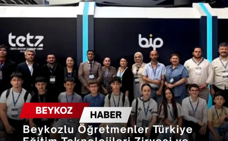 Beykozlu Öğretmenler Türkiye Eğitim Teknolojileri Zirvesi ve Fuarı'nda Dijital Eğitim Uygulamalarını Yerinde İnceledi