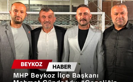 MHP Beykoz İlçe Başkanı Mehmet Gündoğdu: “Gençliğin ve sporun daima yanındayız”