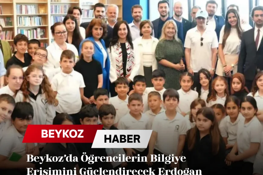 Beykoz’da Öğrencilerin Bilgiye Erişimini Güçlendirecek Erdoğan Akbulak Kütüphanesi Hizmete Açıldı