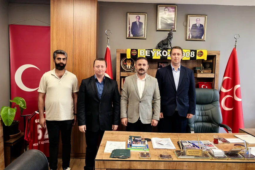 Beykoz’un Sesi Yönetimi’nden MHP Beykoz İlçe Başkanı Mehmet Gündoğdu’ya Ziyaret