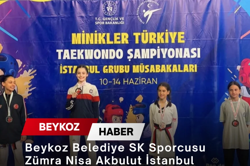 Beykoz Belediye SK Sporcusu Zümra Nisa Akbulut İstanbul Üçüncüsü Olarak Türkiye Şampiyonası Vizesi Aldı