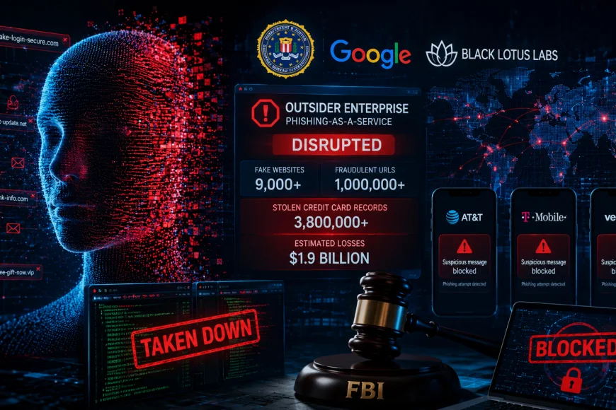FBI ve Google Çin merkezli yapay zekâ destekli dev kimlik avı ağını bir milyondan fazla URL ile çökertti