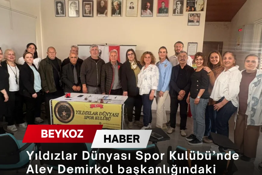 Yıldızlar Dünyası Spor Kulübü’nde Alev Demirkol başkanlığındaki yeni yönetimin görev dağılımı belli oldu