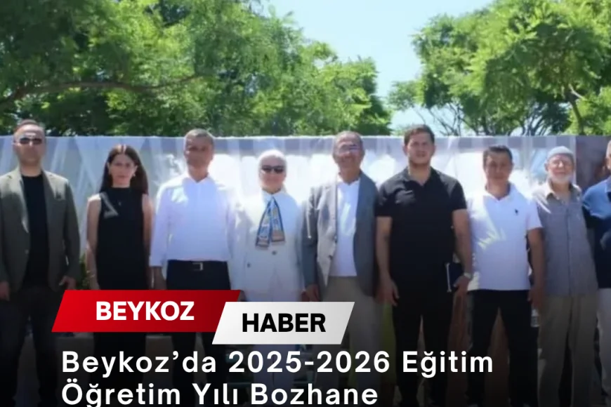 Beykoz’da 2025-2026 Eğitim Öğretim Yılı Bozhane İlkokulu’nda Düzenlenen Karne Töreniyle Tamamlandı