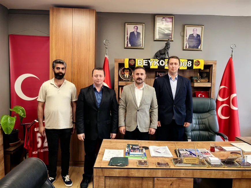 Beykoz’un Sesi Yönetimi’nden MHP Beykoz İlçe Başkanı Mehmet Gündoğdu’ya Ziyaret