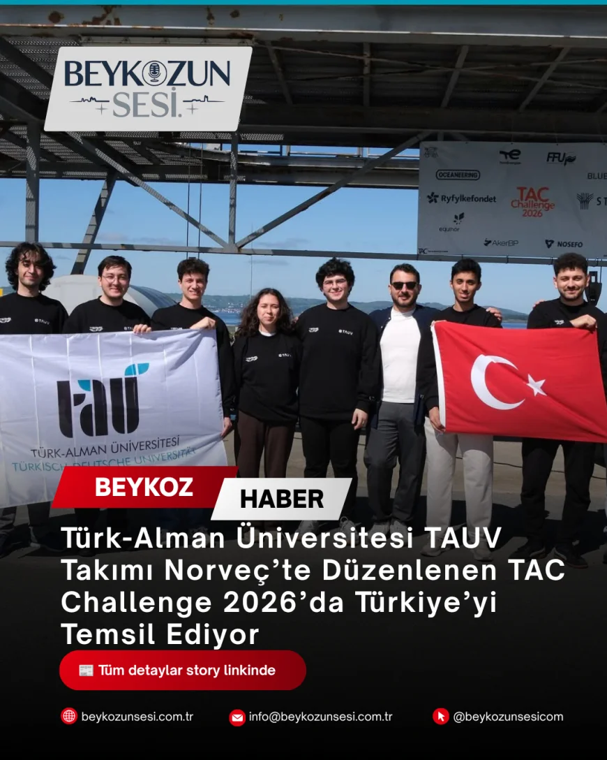 Türk-Alman Üniversitesi TAUV Takımı Norveç’te Düzenlenen TAC Challenge 2026’da Türkiye’yi Temsil Ediyor