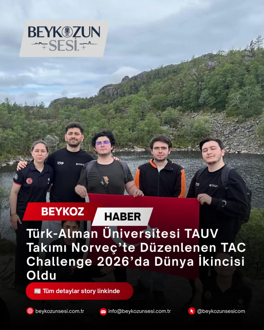 Türk-Alman Üniversitesi TAUV Takımı Norveç’te Düzenlenen TAC Challenge 2026’da Dünya İkincisi Oldu